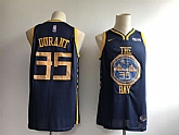 Warriors 35 Kevin Durant Navy 2018-19 City Edition Nike Swingman Jersey,baseball caps,new era cap wholesale,wholesale hats